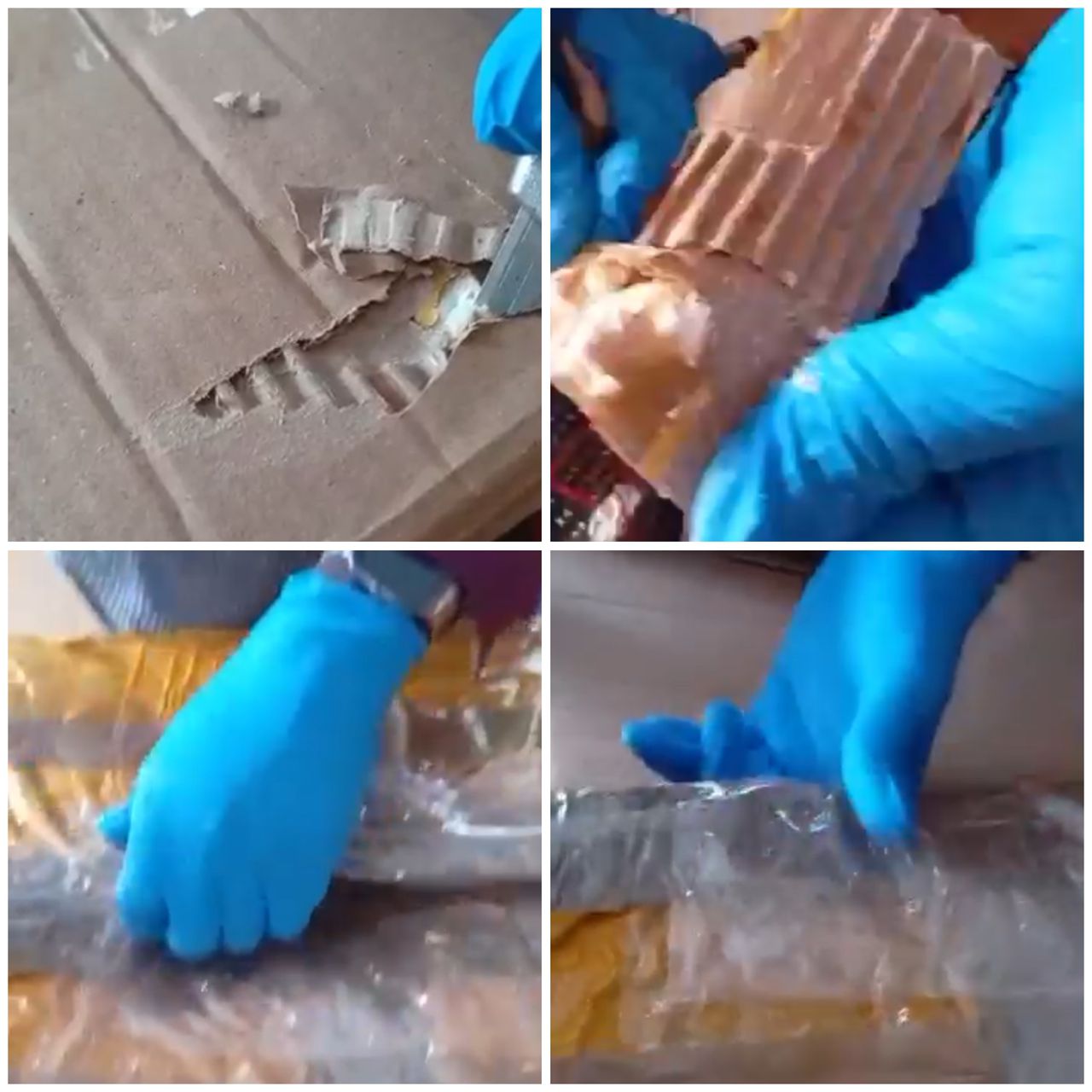 NDLEA intercepts UK, Australia-bound cocaine, opioid consignments in carton walls (video)